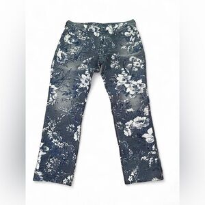 Ralph Lauren Purple Label Women’s Floral Embellished 160 Straight Jeans 34x27